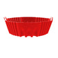 2Pcs Silicone Round Baking Tray Pot with Handle for Air Fryer