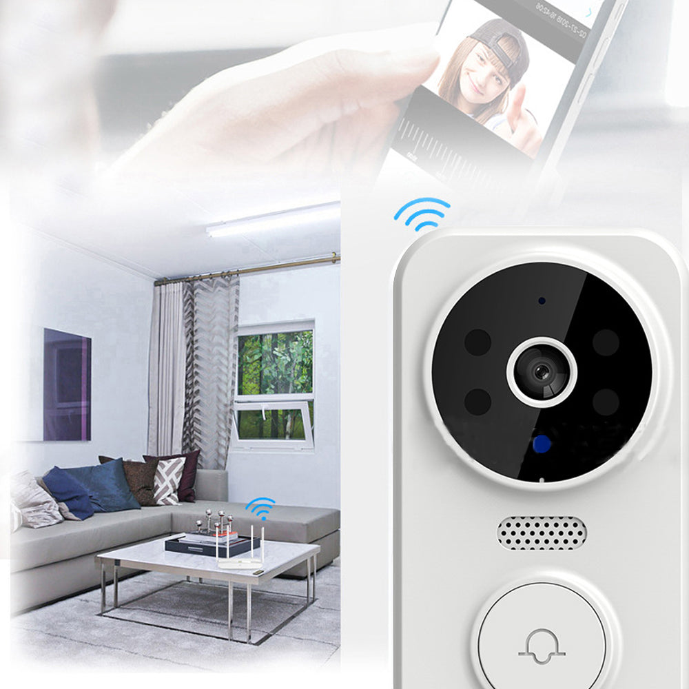 Wireless Smart Video Doorbell Infrared Night 2 Way Voice Doorbell