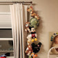 Hanging Storage Chain Boho Stuffed Animal Hammock Corner with 20 Metal Clips