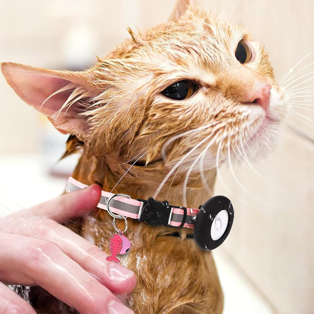 Adjustable Cat Collar Compatible with Apple Airtag