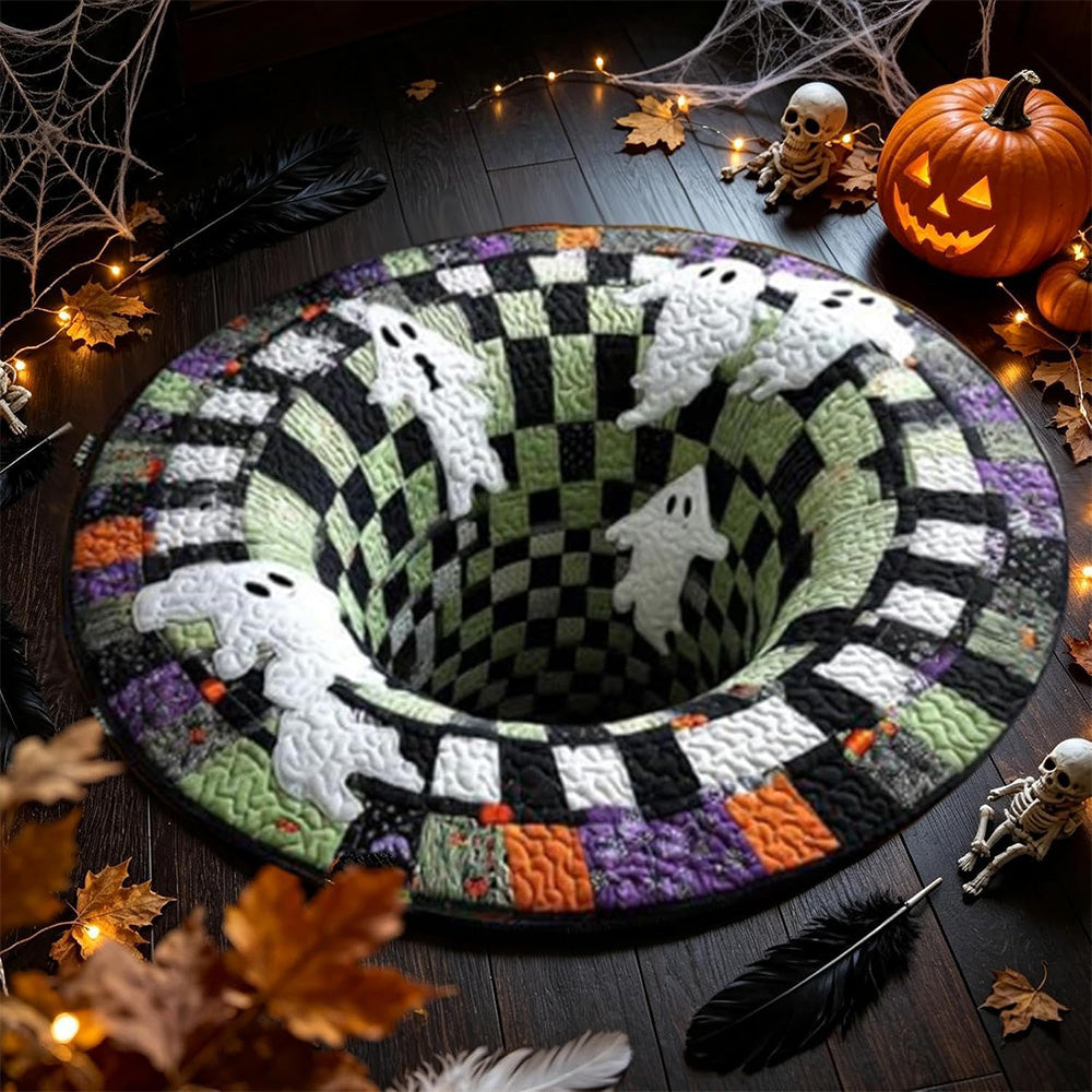 3D Round Non Slip Soft Halloween Rug for Living Room Bedroom-Style 2