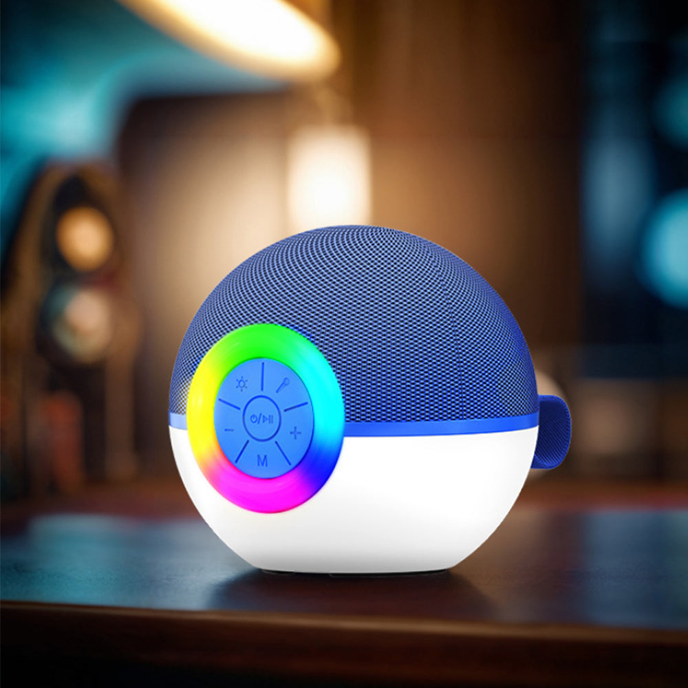 Karaoke Machine Portable Bluetooth Speaker With 2 Wireless Microphones