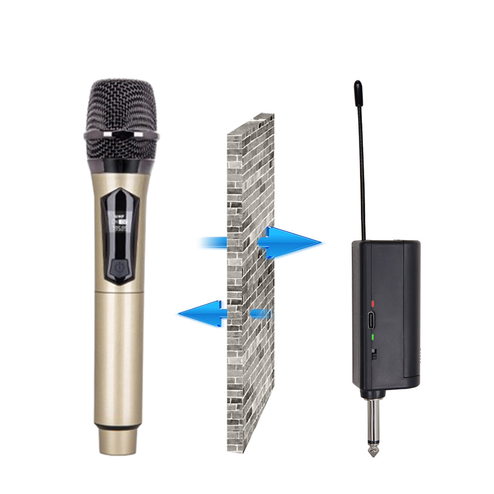USB Rechargeable Handheld Wireless Karaoke Microphone