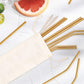 17Pcs Reusable Stainless Steel Straws Set with Cleaning Brushes and Pouch