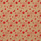 10Pcs Christmas Wrapping Paper Christmas Present Wrap Rolls Cute Traditional Xmas Wrap Paper