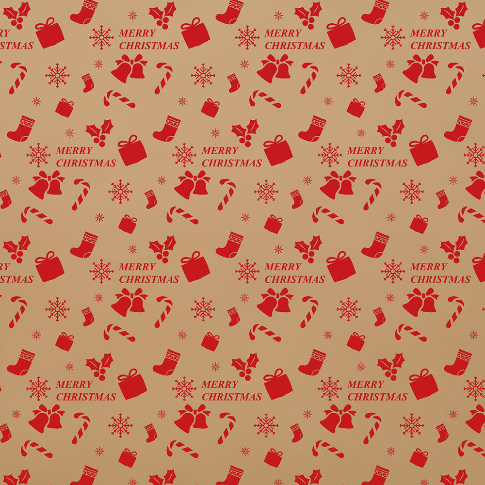 10Pcs Christmas Wrapping Paper Christmas Present Wrap Rolls Cute Traditional Xmas Wrap Paper