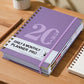 2027 A5 Hardcover Weekly Planner Calendar Notebook January to December