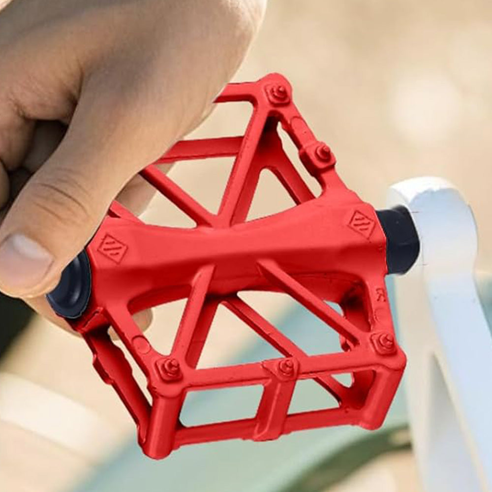 Antiskid Aluminum Alloy Bike Pedals Wide Platform Lightweight Bicycle Pedals for MTB Road Bikes