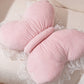 Butterfly Shape Throw Pillow with Lace Ruffle Trim Decorative Cushion Home Decor Cushion Butterfly Velvet Throw Pillow