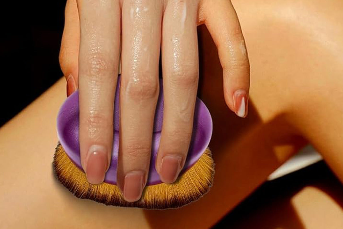 Extra Large Body Makeup Brush For Self Tanner Face Brush for Blending Liquid Cream