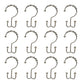 12Pcs Shower Curtain Hooks Rings Double Glide Shower Hooks Rings
