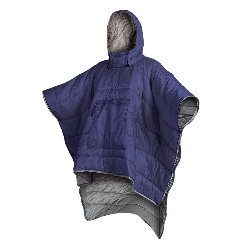 Camp Thermal Poncho Sleeping Bag Wearable Hooded Blanket