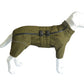 Dog Coat 4 Legs Covered Windproof Waterproof Dog Winter Jacket-Green