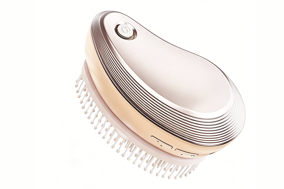 Electric Mist 2 Speeds Vibration Massage Hair Comb for Scalp Care