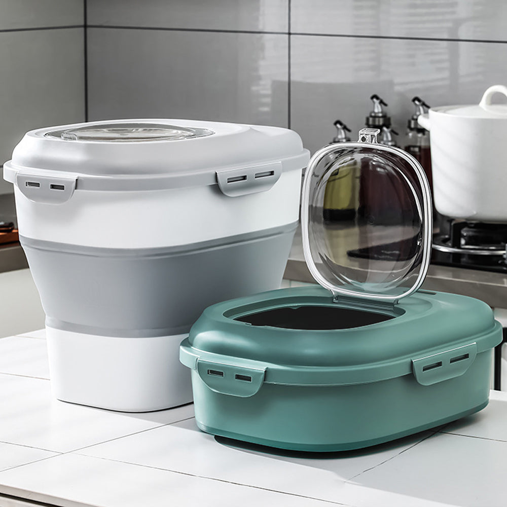 Collapsible Dog Pet Food Storage Container