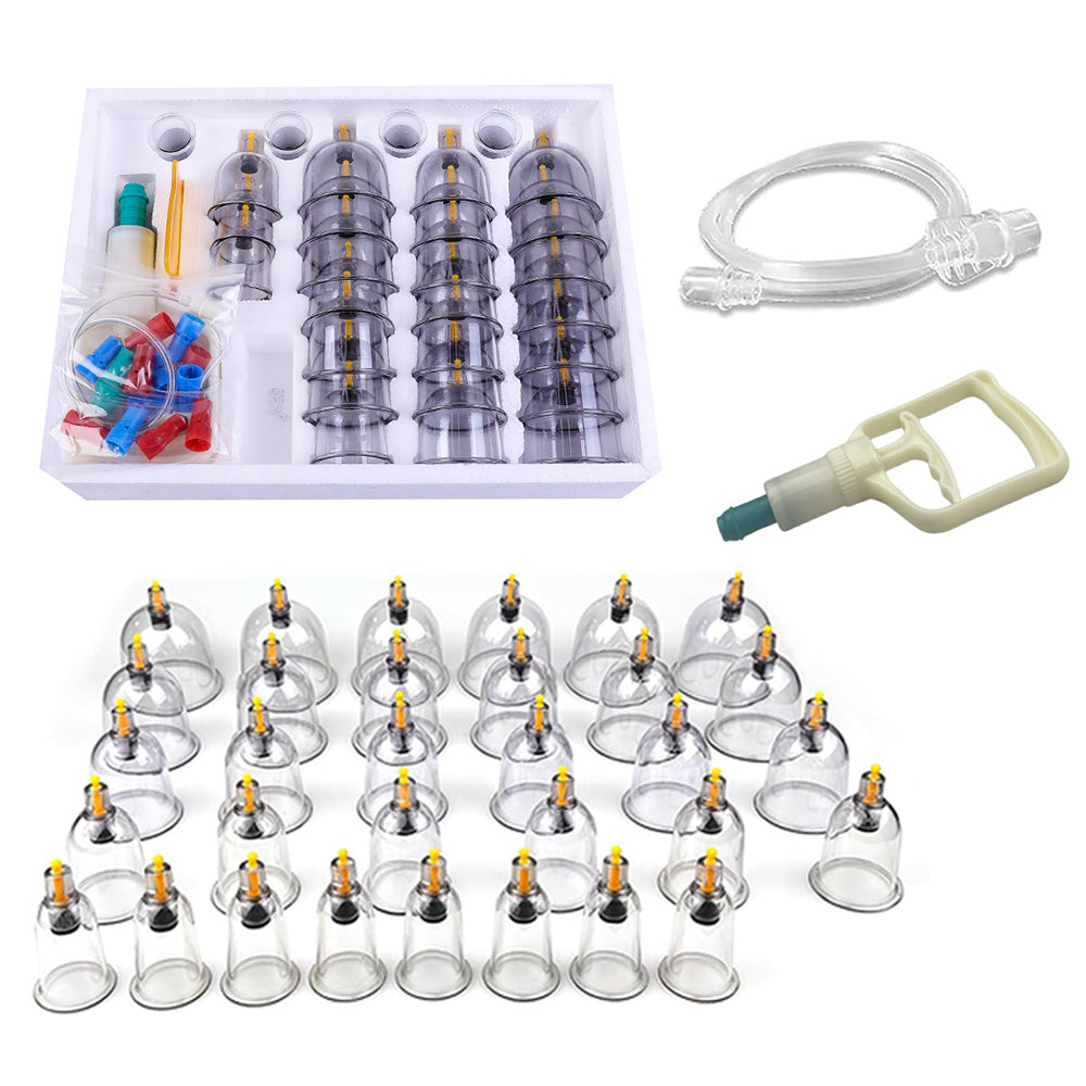 32Pcs Cupping Set Vacuum Cupping Set with Pump for Cellulite Reduction Muscle Relax