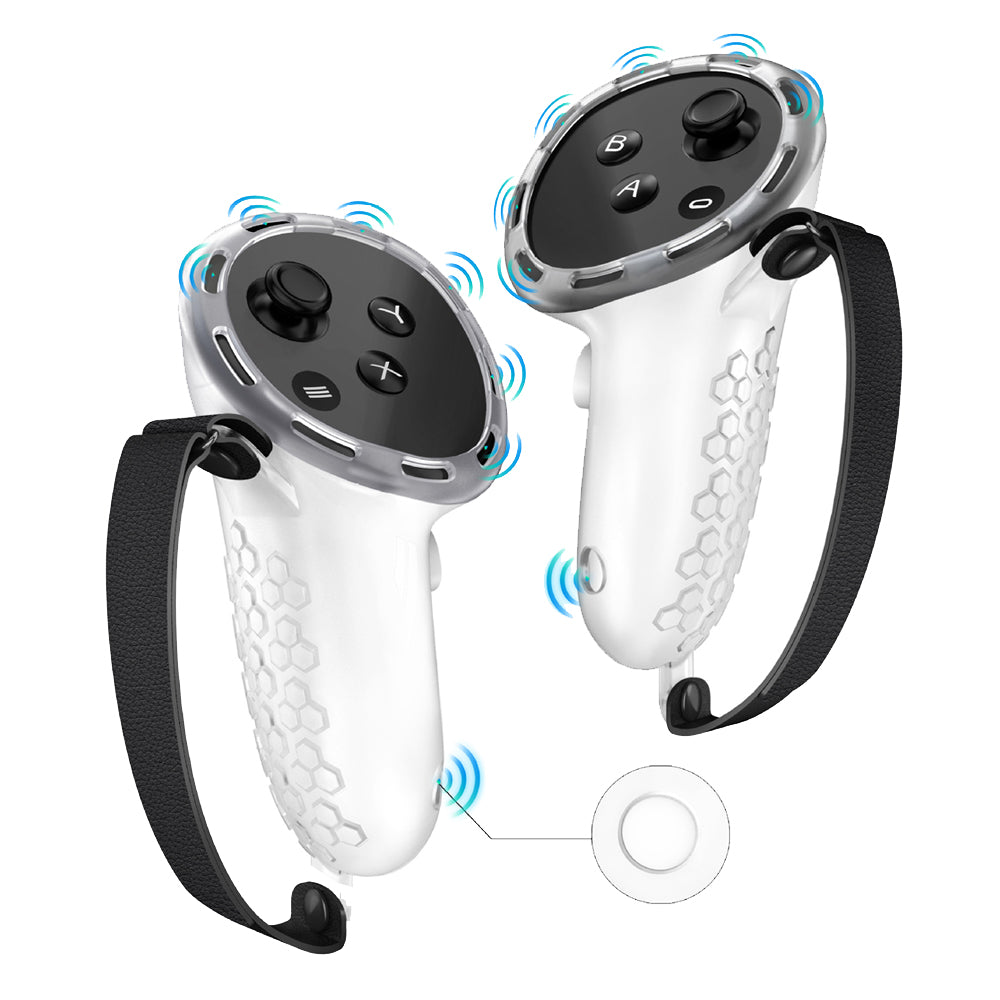2Pcs VR Touch Controllers Covers Protector Accessories Compatible with Meta Quest 3
