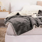 Reversible Plush Faux Mink Sherpa Lambswool Blanket