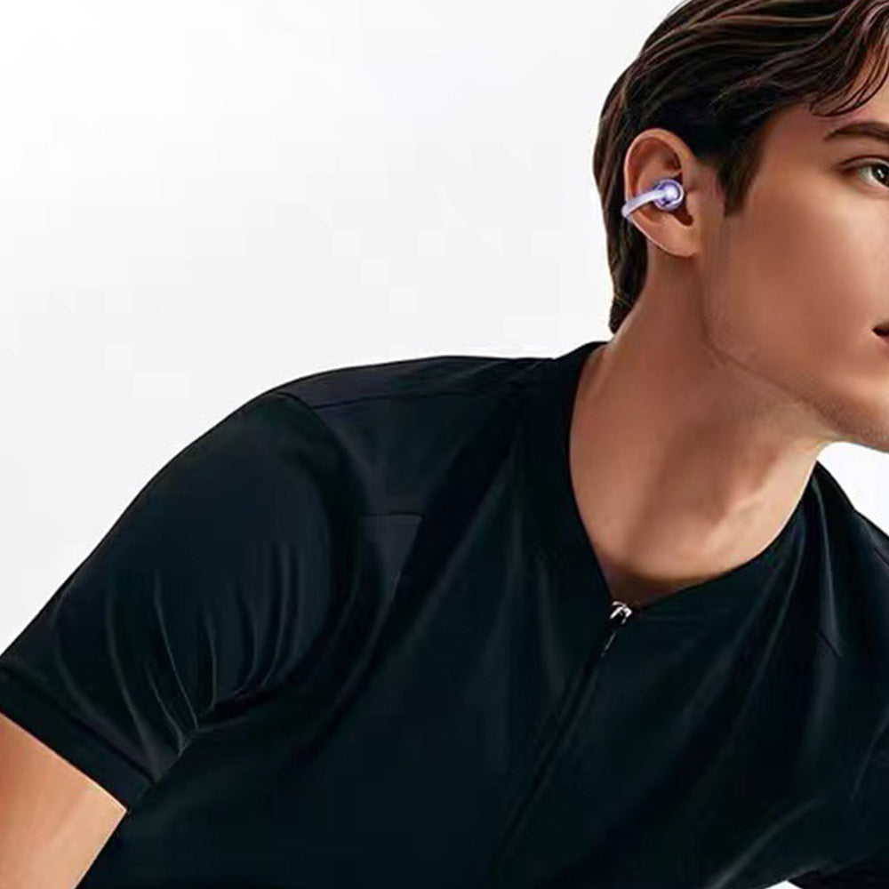 Clip-On Open Ear Bluetooth 5.4 Earbuds with C-Shaped Bridge and IPX4 Waterproof