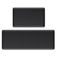 Cushioned PVC Floor Mat for Kitchen and Office-Black