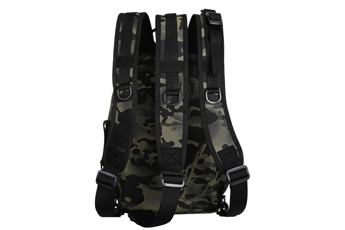 Fishing Tackle Backpack With Rod Holder Outdoor Shoulder Fishing Gear Bags