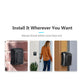 Single Password Waterproof Large Capacity Wall Mount Key Lock Box for Home Garage