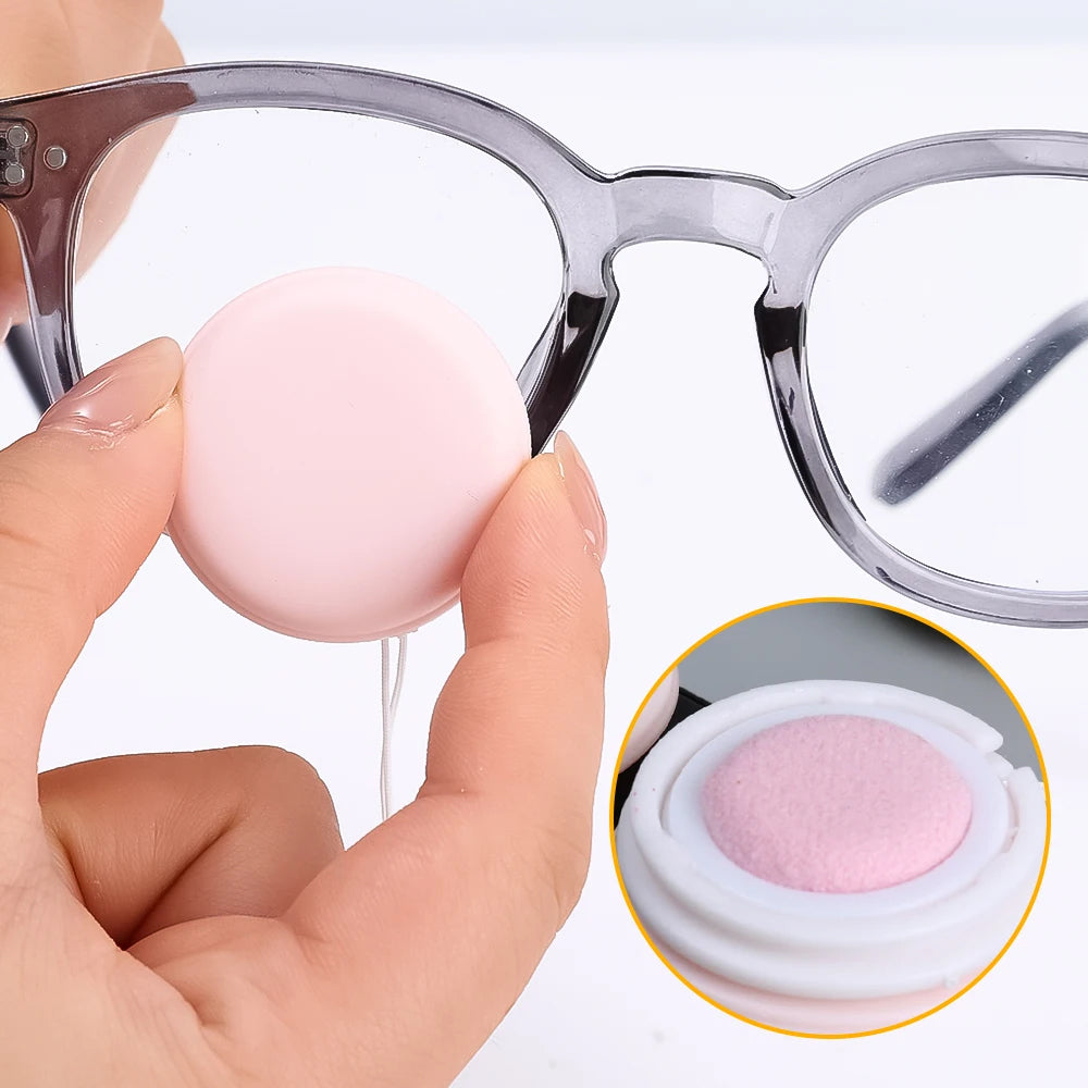 4Pcs Macaron Cleaning Wipe Screen and Eyeglass Cleaner Phone Pendant