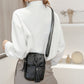 PU Leather Small Cell Phone Crossbody Bag