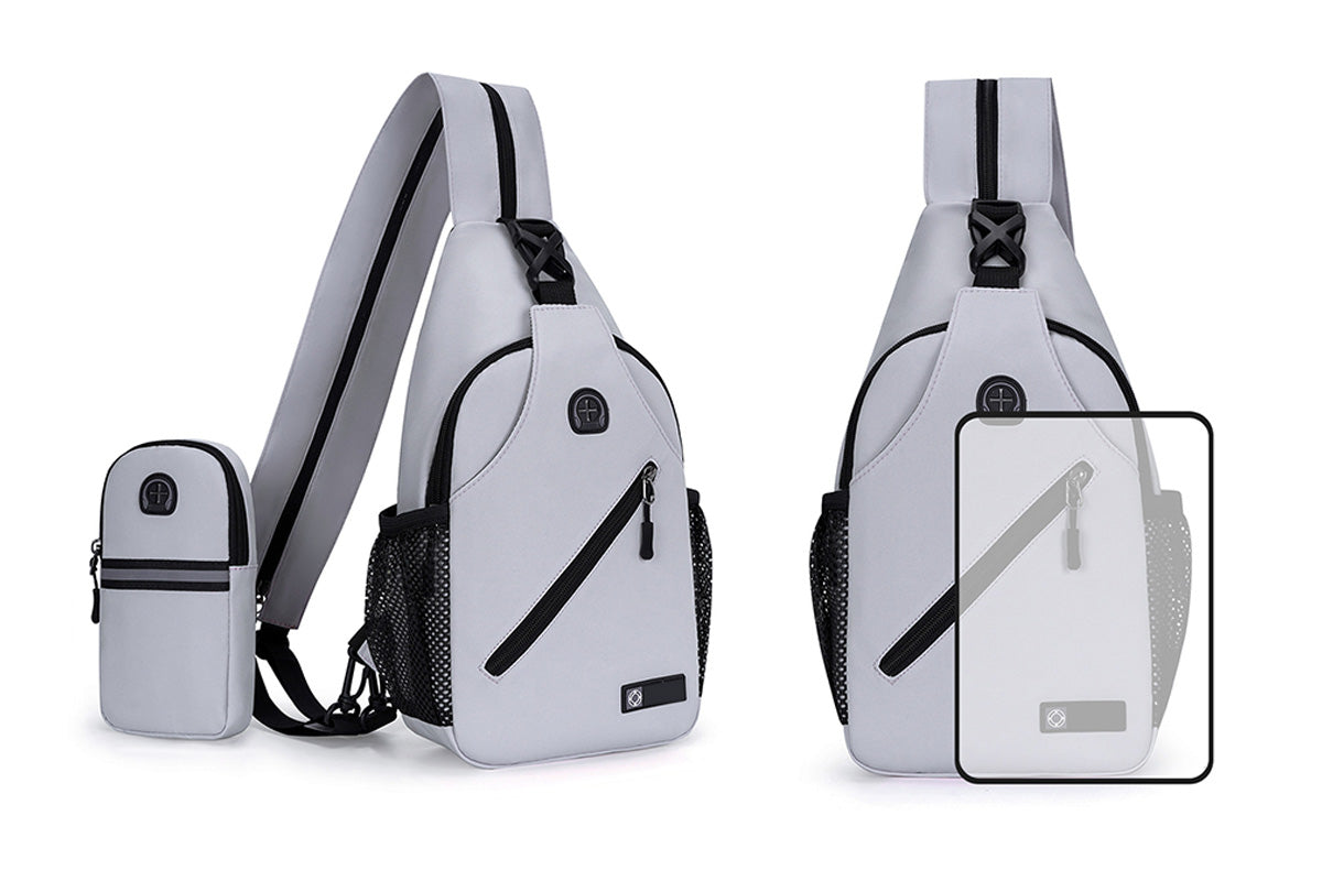 Travel Crossbody Chest Bag for Men and Women Adjustable Sling Backpack