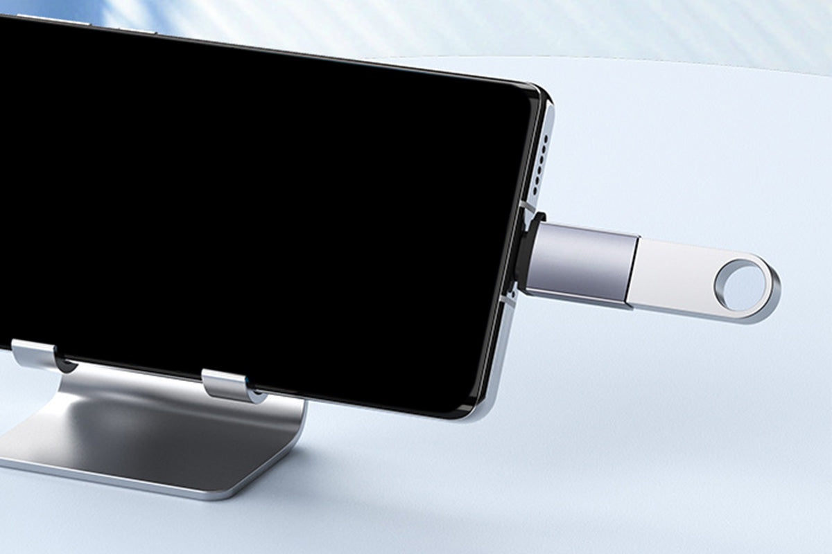 USB to Type C Adapter OTG Portable Converter Compatible with MacBook iPad Pro Samsung