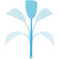 6Pcs Plastic Manual Fly Swatter with Long Handle