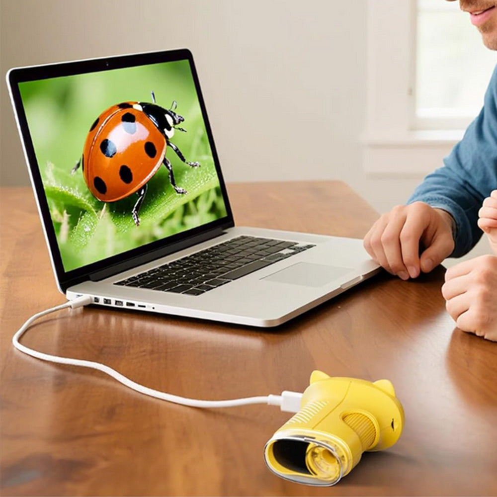 1000X Handheld Microscope for Little Ones 1080P Mini Pocket Digital Microscopes