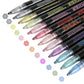 12 Color Multicolored Double Line Outline Marker Pen Set Painting Art