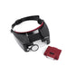 Magnifying Glass with LED Light Visor Head Loupe Headband Magnifier