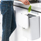 9L Kitchen Wall-Mounted Trash Can with Sliding Lid Seamless Sticker