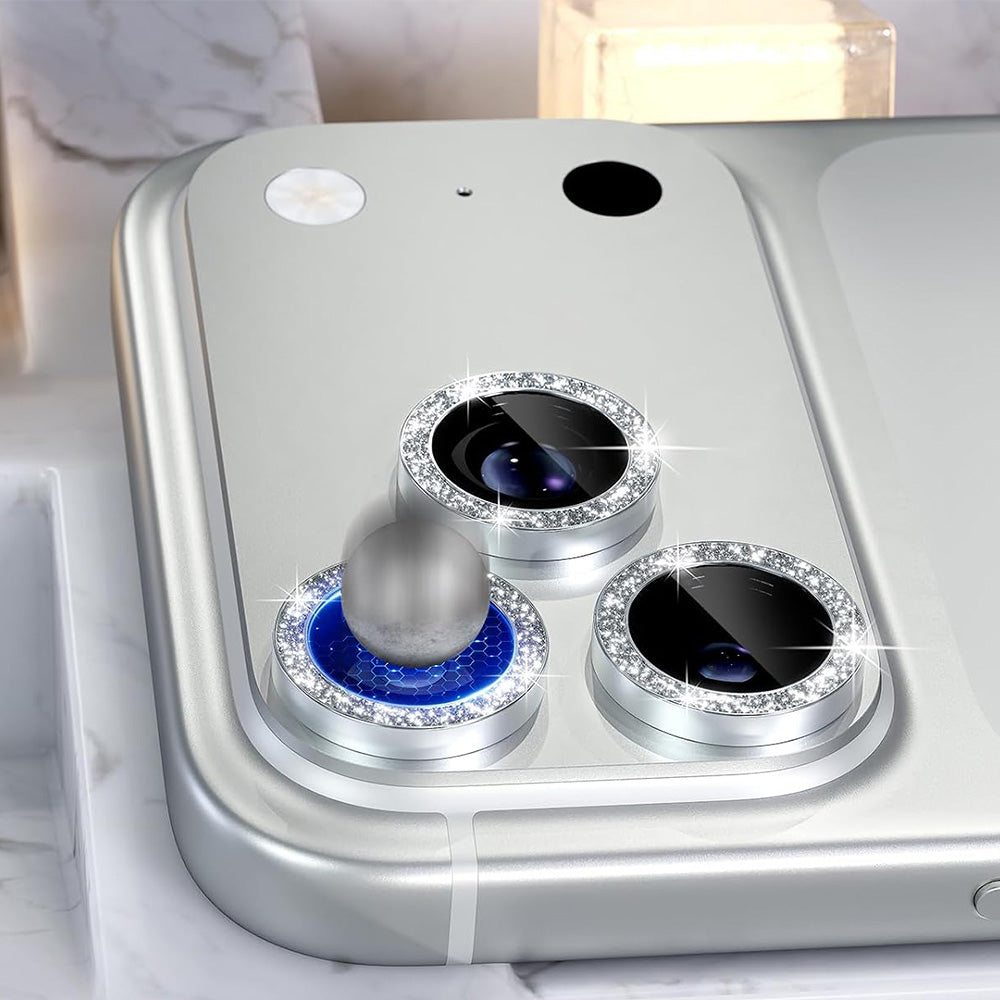 Glitter Camera Lens Film Multi Color Available for Smartphone-Silver