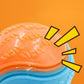 4Pcs 6.5CM Pet Interactive Playing Toy High Bouncy Vibrant Color Squeaky Rubber Balls