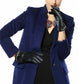 Womens Winter PU Leather Touchscreen Gloves Texting Warm Driving Gloves