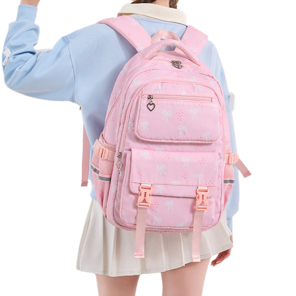3 Piece Girls School Backpack Set with Lunch Bag Pencil Case
