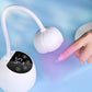 UV LED Nail Lamp Mini Cordless Gel Dryer With Adjustable Gooseneck For Gel Nails