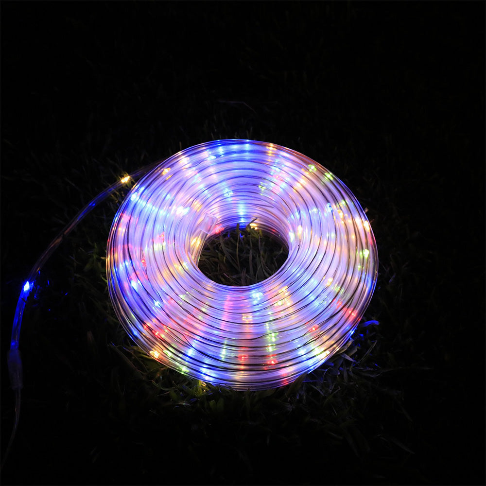 12m 100 LED Solar Rope Lights with 8 Modes for Parties and Weddings