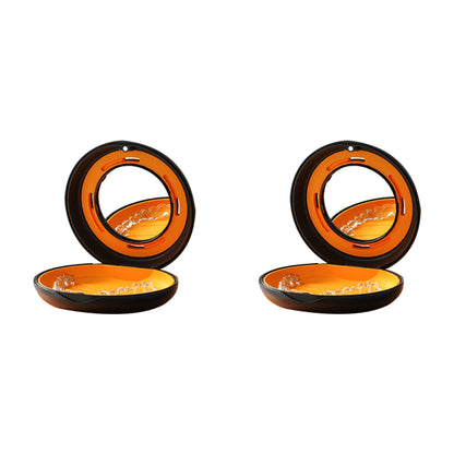 2Pcs Brace Storage Case with Mirror