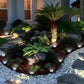 10 Pack Mini Solar Ground Lights for Garden and Pathway Warm Light