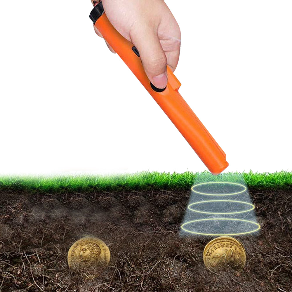 Handheld Water-resistant Metal Detector Automatic Pinpointer for Treasure Hunter