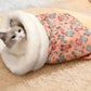 Warm Sherpa Pet Sleeping Bag Pet Sleep Sack Comfortable Pet Bed Bag