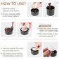Reusable Vertuo Capsule Refill Kit for with 50 Pcs Foil Lids