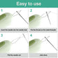 2Pcs 2-in-1 Needle Threader Seam Remover Sewing Ripper Tool