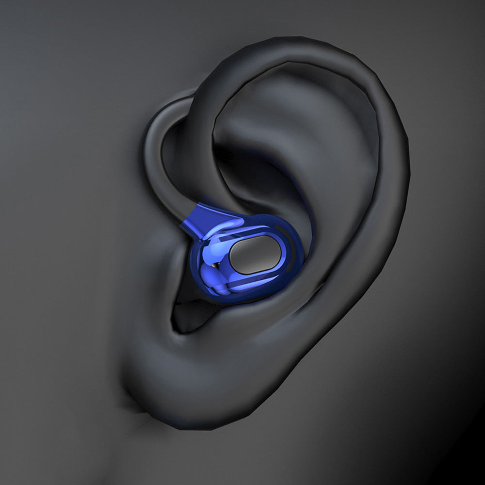 Wireless Bluetooth Earphones Over Ear Waterproof Sports Earbuds With LED Display Noise Cancelling Mic