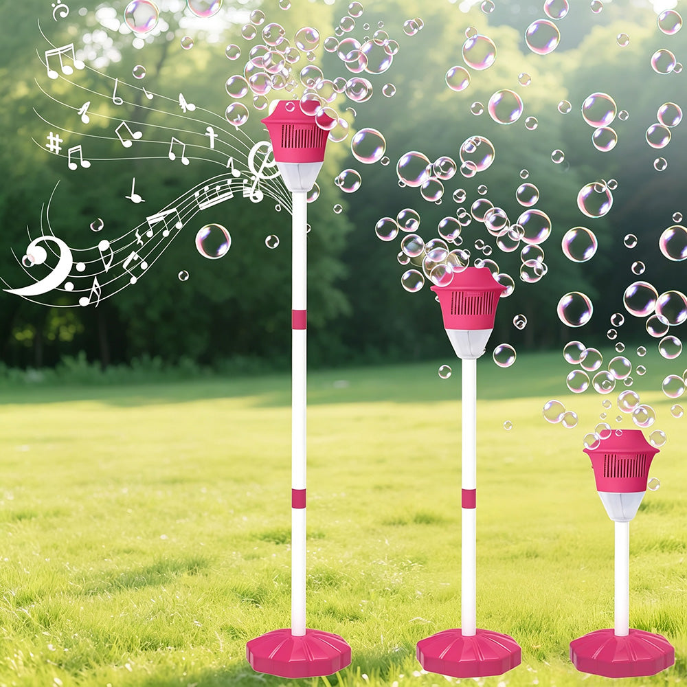 Rechargeable Adjustable Standing LED Bubble Machine for Parties