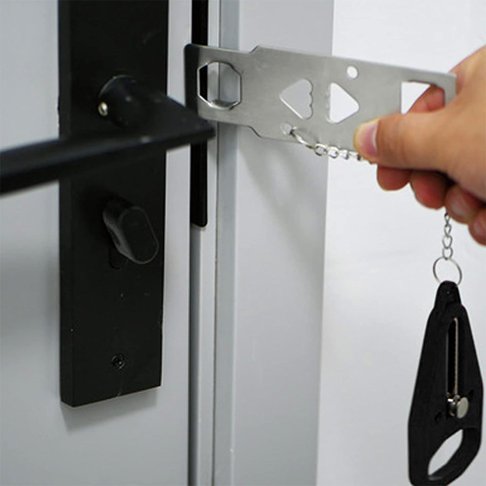 Portable Door Lock Travel Security Device for Hotel Home Apartment Bedroom